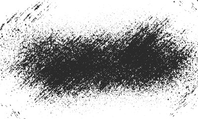 Vector brush painting texture with distressed black design, Grunge black brush texture for abstract wallpaper design