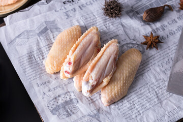 Whole Fresh Chicken Ready For Culinary Preparation