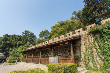 Majestic Ancient City Wall Of Xi An Panorama
