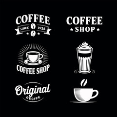Coffee typography vector t-shirt design print