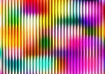 Colorful Abstract Rainbow Lines Background Design