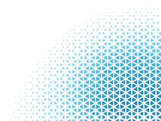 Blue triangle geometric patterns background, Triangle or pyramid. Abstract geometric background. Vector 3d illustration. 