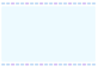 青色のシンプルな背景フレーム