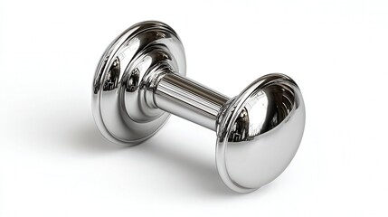 Metal pin cap isolated on white background