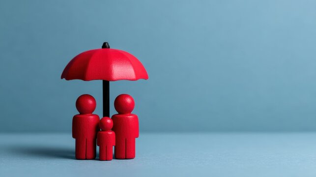 Protecting family safety under a shield a visual guide to family protection concepts in a secure environment