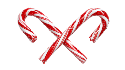 candy cane heart with white background 