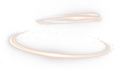 Elegant glowing light swirl png overlay, featuring soft curves and a dreamy ambiance, perfect for enhancing designs with a touch of magic and creativity