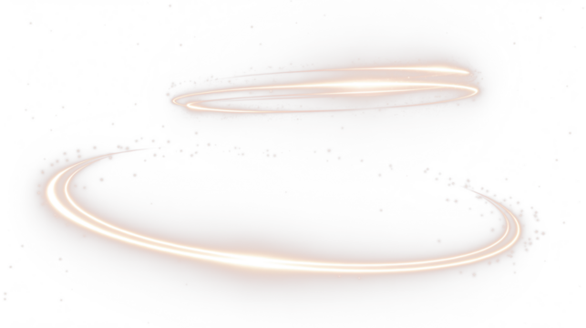Elegant glowing light swirl png overlay, featuring soft curves and a dreamy ambiance, perfect for enhancing designs with a touch of magic and creativity