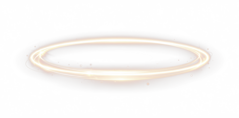 Soft glowing circular light overlay with ethereal sparkles, creating a dreamy atmosphere for creative projects and design mockups with copy space