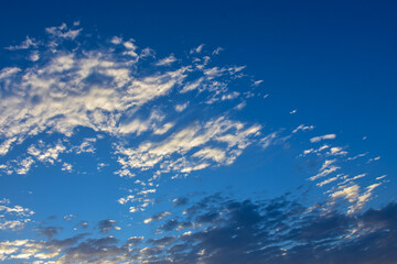 Golden Sunrise Over Serene Morning Clouds