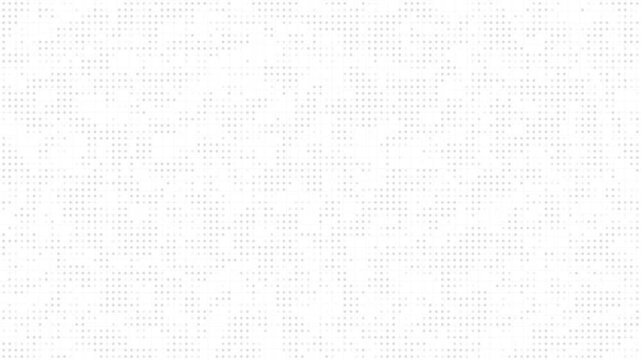 Minimal Abstract Dotted Pattern Animation &ndash; White and Gray Digital Motion Background Loop