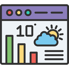 Forecast Analytics Icon