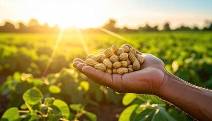 Holding Peanuts Field.