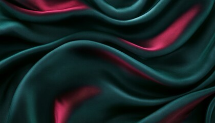Obraz premium Elegant Deep Emerald Green Silky Material Background for Sophisticated Design Projects