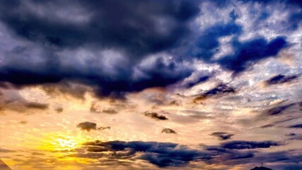 The beautiful sky and clouds
