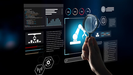 Robotic process automation enhances industrial efficiency through AI integration, intelligent...