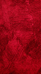 red cotton fabric with an interesting pattern