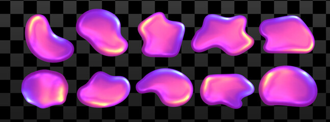 Glossy Y2K 3D blob with chrome liquid shine. Abstract metallic texture and fluid reflections create a futuristic 3D chrome design.