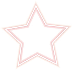 pink star icon without background