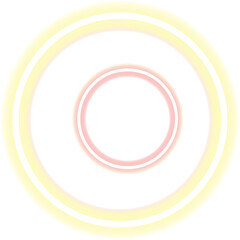 circal light glowing effect without transp background