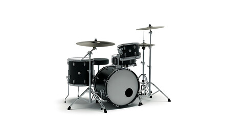 drum kit isolated on white
