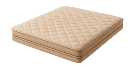 Quilted, double-layer foam mat for a cozy bedroom floor.