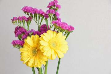 ガーベラとスターチス