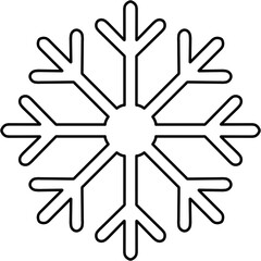 Snowflake outline 