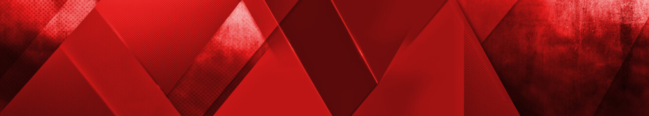 Abstract Grunge Red Panoramic Background Design