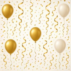 abstract background with balloons