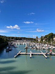 Port de Saint-Valery-en-Caux en Normandie en France