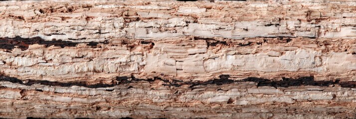 Close-up of Textured Cork Material Showcasing Natural Patterns and Details From a Tree Bark