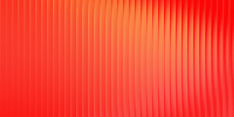 Fototapeta premium Vibrant red orange gradient vertical ribbed abstract background