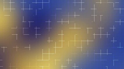 Blue and yellow gradient grid line abstract background with glowing cross lines modern digital texture suitable for celebration designs technology events and futuristic presentations