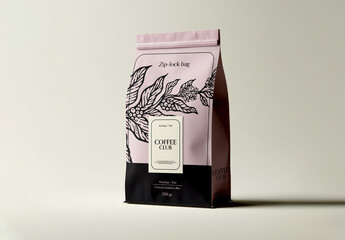 Coffee Packaging Bag Mockup