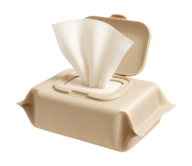 Biodegradable eye wipes made from natural cotton fibers for eco-friendly use at home.