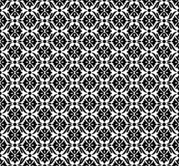 Traditional black seamless pattern, Indian art legacy. No background. Indian, Arabic, Middle East classic style. Suzani style. Pattern sample included.