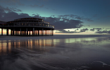 The Ferris Wheel and the pier in Scheveningen, the Hague, Netherlands