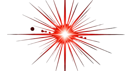 “Red Starburst Light — Radiant Explosion Graphic for Design & Decoration”