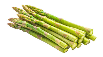 Bunch of Fresh Green Asparagus Spring Vegetable Natural Healthy Raw Food