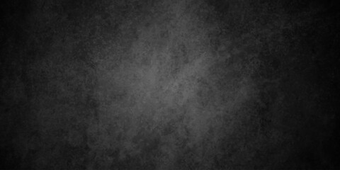 Black grunge old blackboard rough design. stone concrete texture grunge backdrop background anthracite panorama. Elegant illustration vintage black wall.