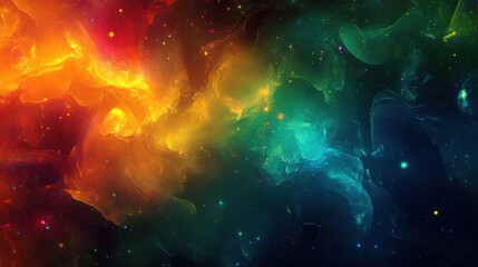 Obraz premium background, Big data in abstract style