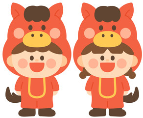 2026년 병오년 캐릭터 일러스트