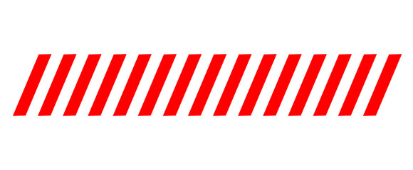 Red diagonal stripe pattern for warning design, hazard background, and industrial graphic element