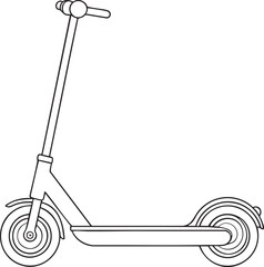 A vector illustration of a bicycle