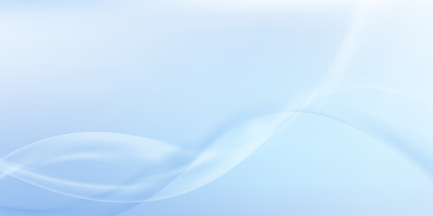 Abstract light blue composition with flowing shapes.eps10