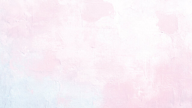 Asymmetrical bright red wall with bold paint texture