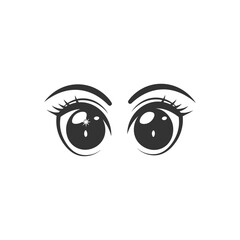 Stylized Anime Eyes Icon