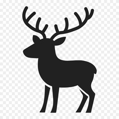 deer flat vector web icon