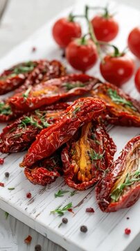Fresh vegetables on a clean kitchen surface, suitable for food styling or recipe ry